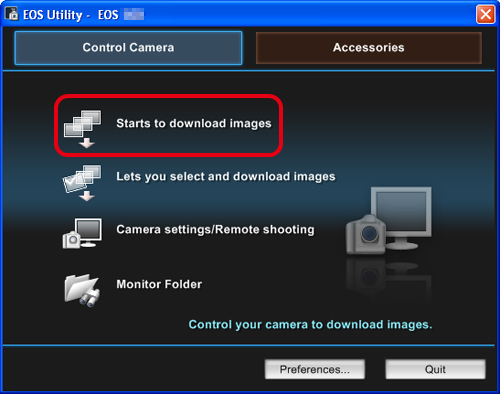 how to download canon 5d mark ii eos utility software